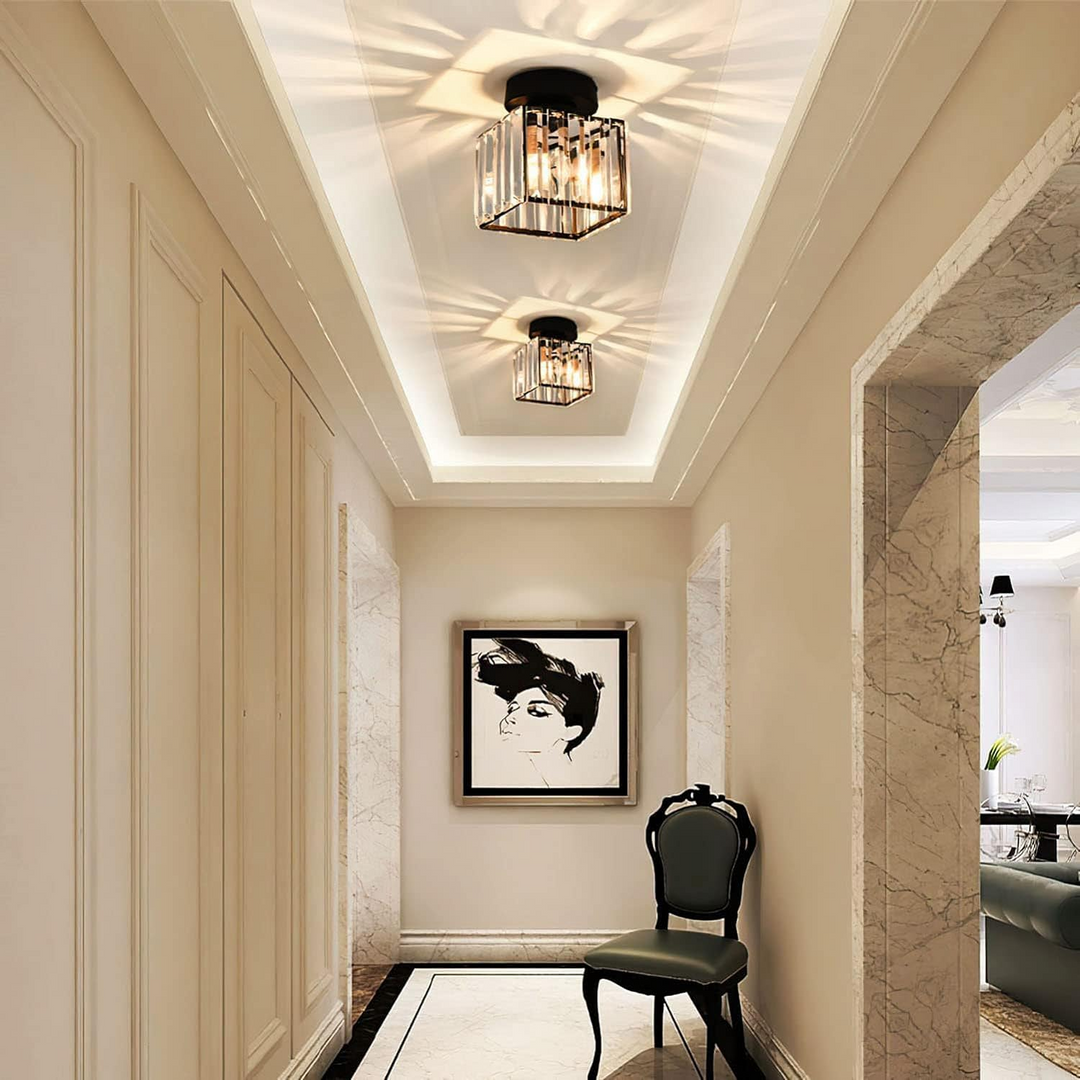 Kalsten | Crystal Glass Ceiling Light for Modern Interiors