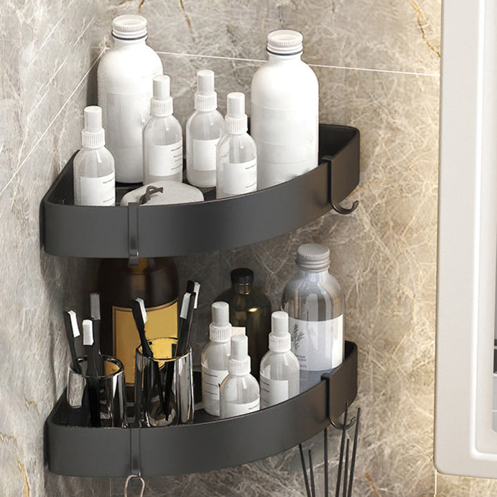 Kalsten | Modern 2/3-piece Bathroom Set Stainless Steel Triangle Bath Shelf made of Aluminum