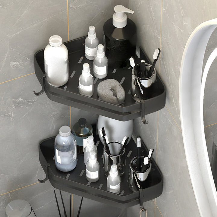 Kalsten | Modern 2/3-piece Bathroom Set Stainless Steel Triangle Bath Shelf made of Aluminum