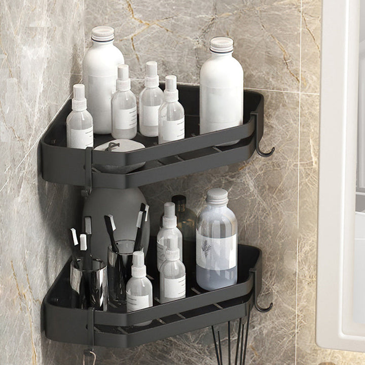 Kalsten | Modern 2/3-piece Bathroom Set Stainless Steel Triangle Bath Shelf made of Aluminum