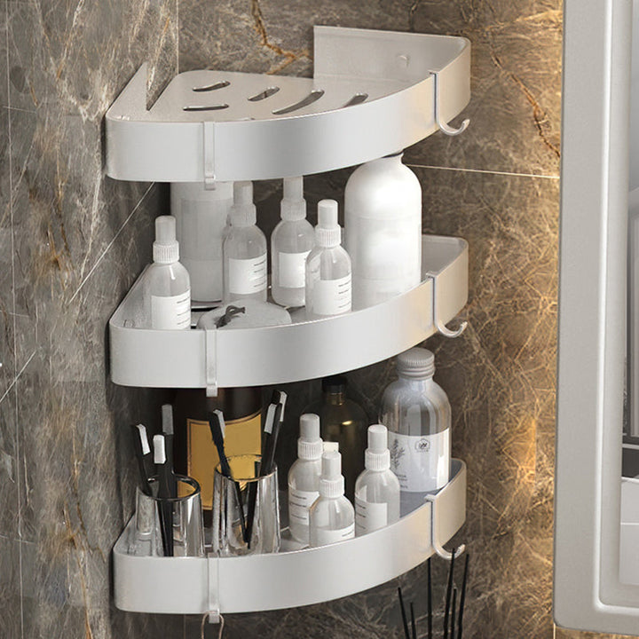 Kalsten | Modern 2/3-piece Bathroom Set Stainless Steel Triangle Bath Shelf made of Aluminum