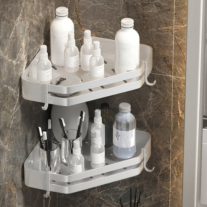 Kalsten | Modern 2/3-piece Bathroom Set Stainless Steel Triangle Bath Shelf made of Aluminum