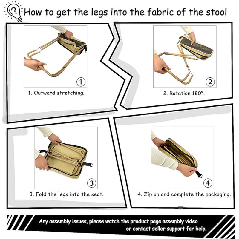 Kalsten | Foldable Backpack Stool