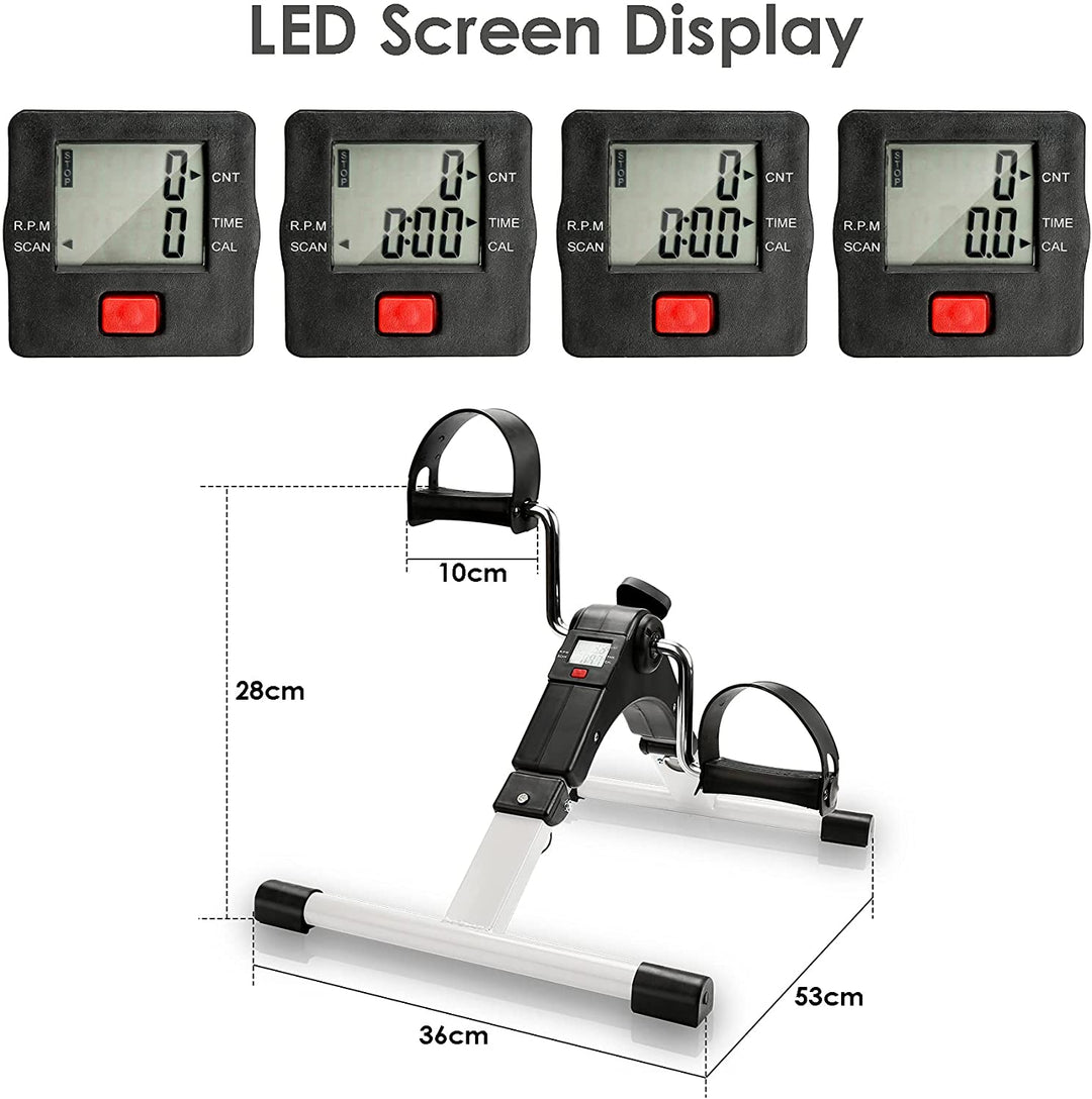 Mini-Home Trainer Fitness Bike Leg Trainer with LCD Display | Kalsten