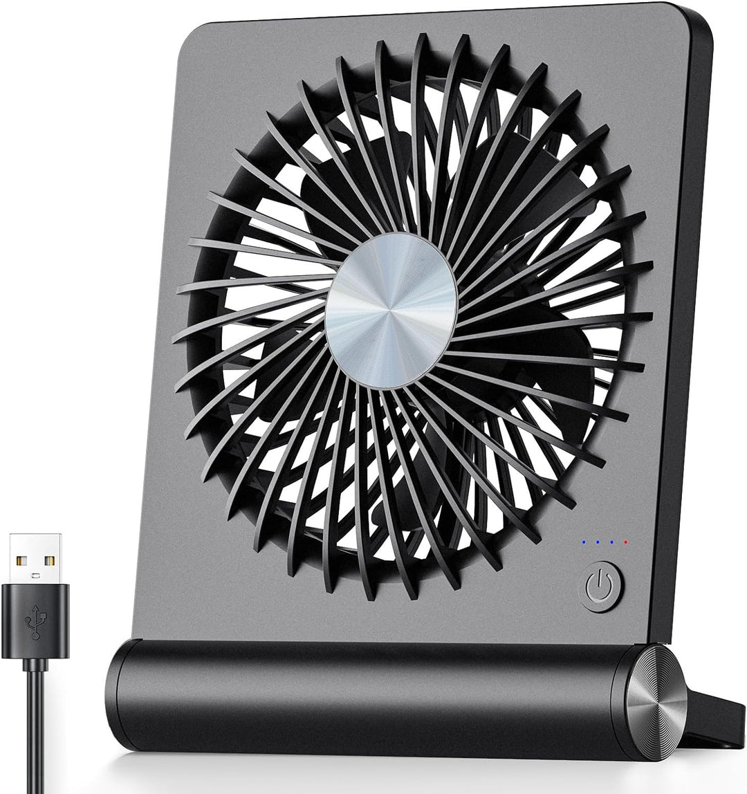 Ultra-Quiet Table Fan with USB – Compact & Powerful | Kalsten