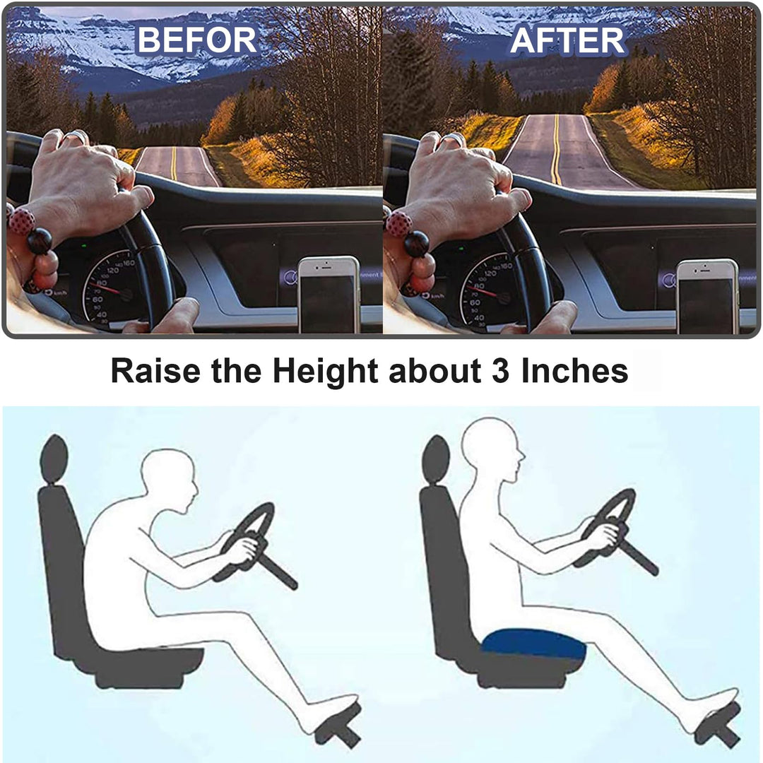 Kalsten | ZitComfort Ergonomic Seat Booster Cushion for Car & Office – Better Seat Height and Posture