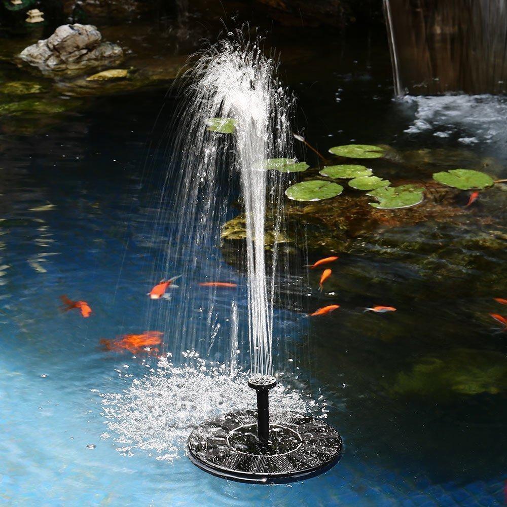 Kalsten | Solar Energy Fountain Pump WaterSoft – For Pond, Birdbath or Garden Decoration