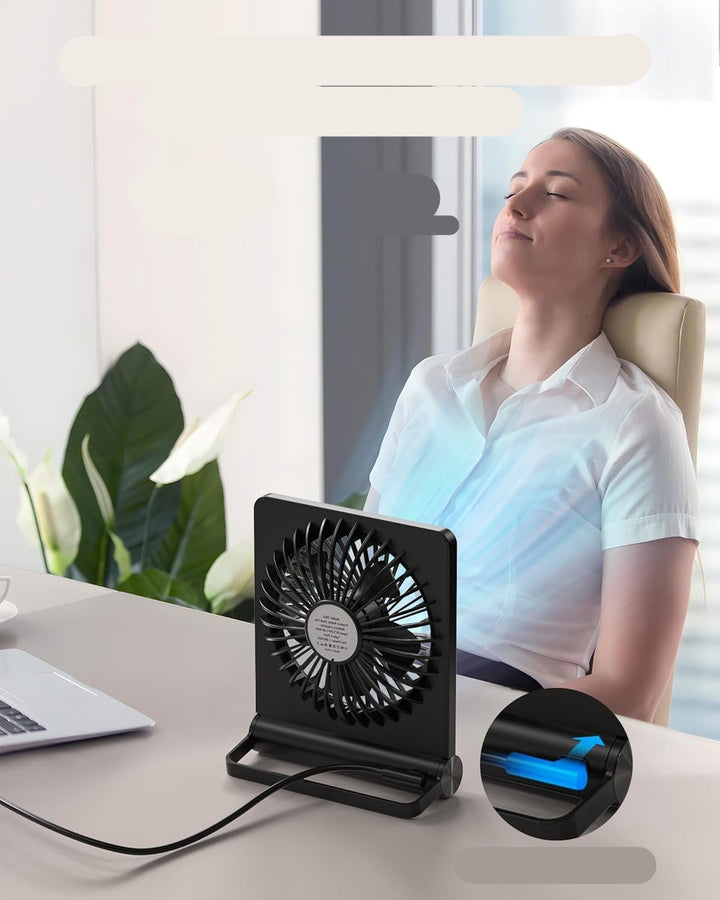 Ultra-quiet table fan with adjustable angle | Kalsten