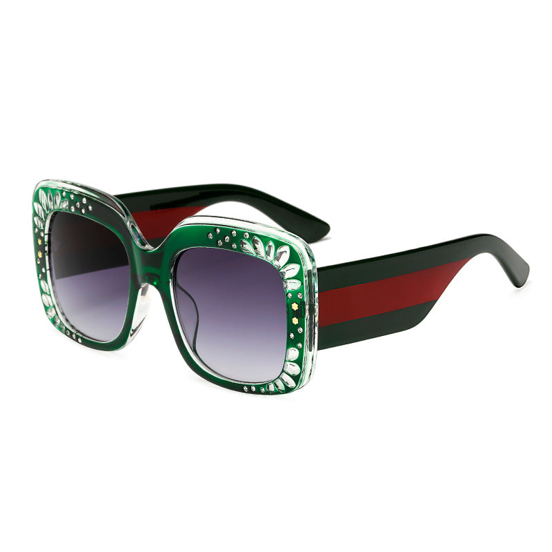 Ladies oversized fashionable sunglasses with sparkling embellishments Kalsten