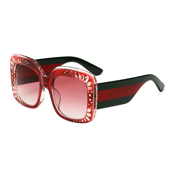 Ladies oversized fashionable sunglasses with sparkling embellishments Kalsten