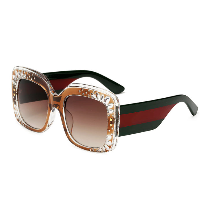 Ladies oversized fashionable sunglasses with sparkling embellishments Kalsten