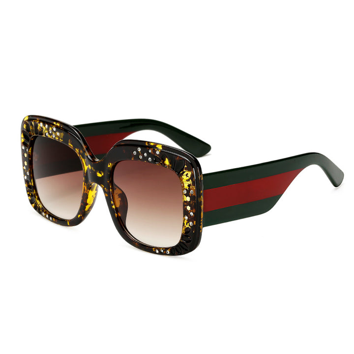 Ladies oversized fashionable sunglasses with sparkling embellishments Kalsten
