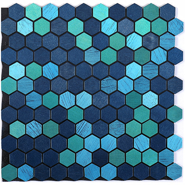 Kalsten | Modern Tile-Peel & Stick Metal Mosaic Tile Hexagon Peel & Stick Subway Tile