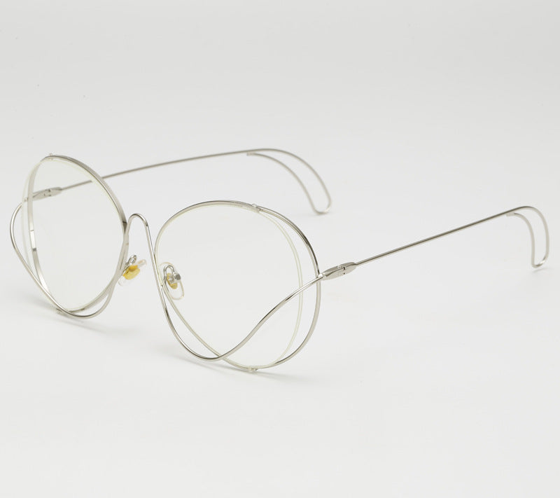 Ladies' fashion half-frame glasses with intricate, minimalist design Kalsten