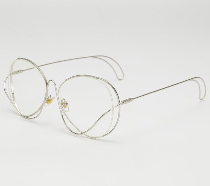 Ladies' fashion half-frame glasses with intricate, minimalist design Kalsten