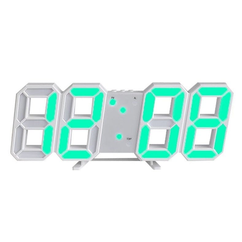 ClariTime 3D LED Wall Clock — Recognize your stress-free time in radiant clarity at any time | Kalsten
