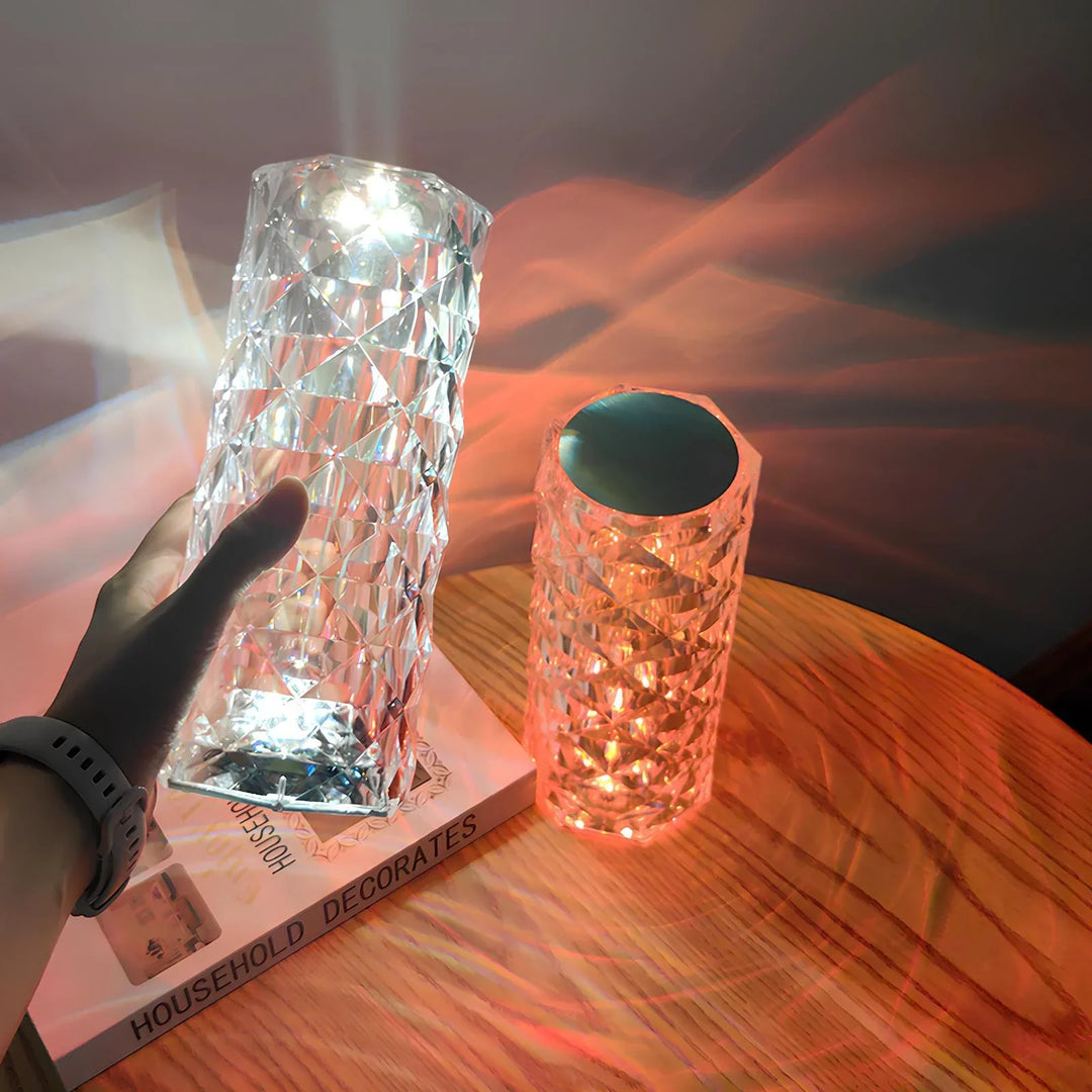 Crystal Table Lamp with Touch Control - Aurora | Kalsten