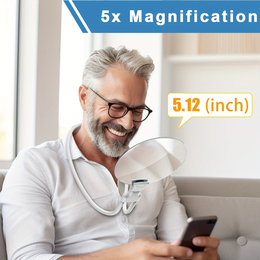 5x Hands-Free Neck Magnifier