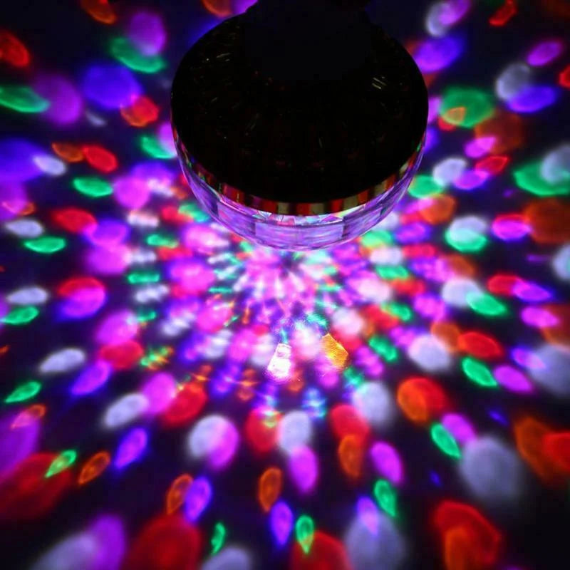 DiscoSpin LED Party Lamp – Rotating RGB Ambient Lighting 3W | Kalsten