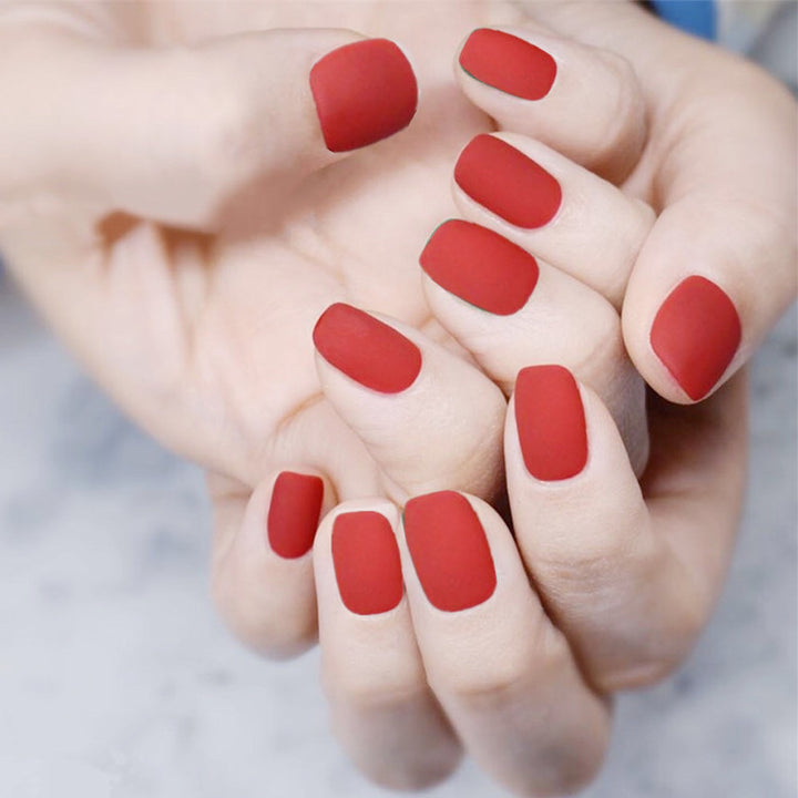 Matte Finish Press-On Nail Set