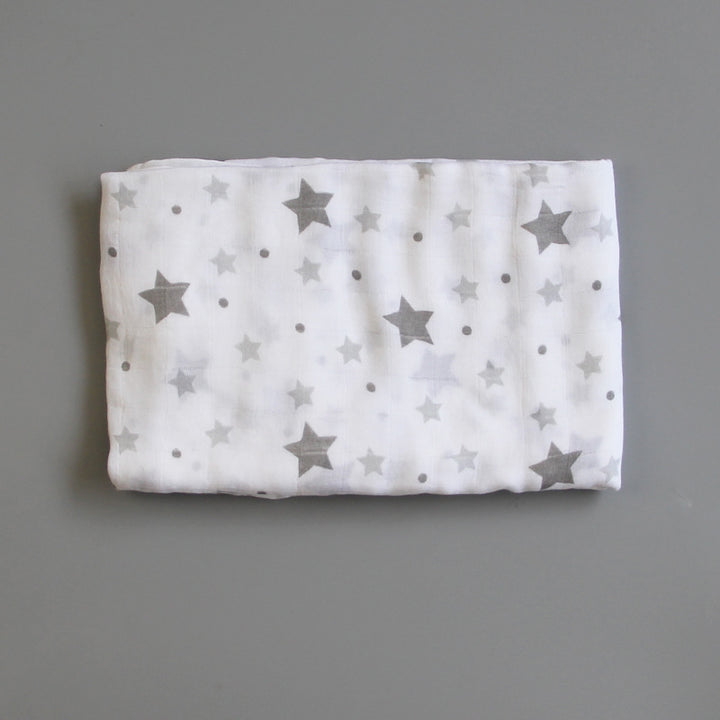 Organic Cotton Dinosaur Print Muslin Swaddle kalsten