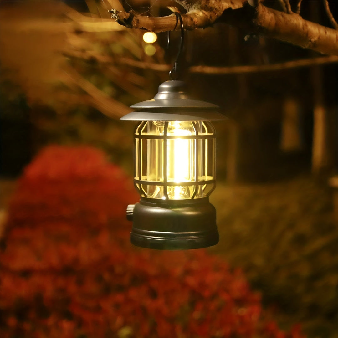 RetroGlow Lamp – Dimmable Rechargeable LED Outdoor Lighting | Kalsten