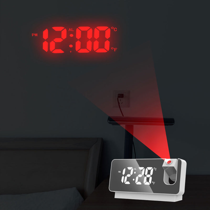 Modern Alarm Clock Projector | Multifunctional Alarm Clock with Projection | Kalsten