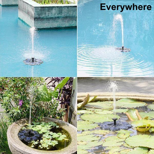 Kalsten | Solar Bionic Fountain for Gardens Birth Bath for Floor / Ground