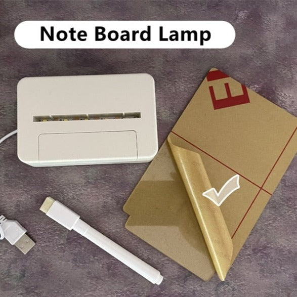 Creative Note Board Led Table Lamp | Kalsten