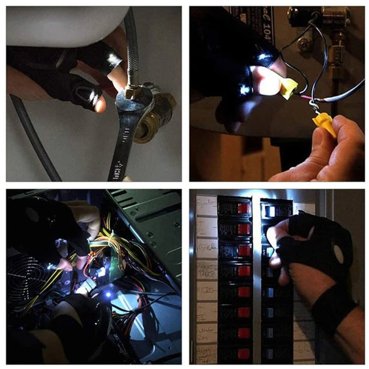 Comfortable LED gloves with waterproof lights | Kalsten