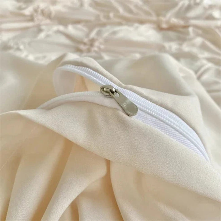 Kalsten | Duvet Cover Set Pinch Pleat Floral Design