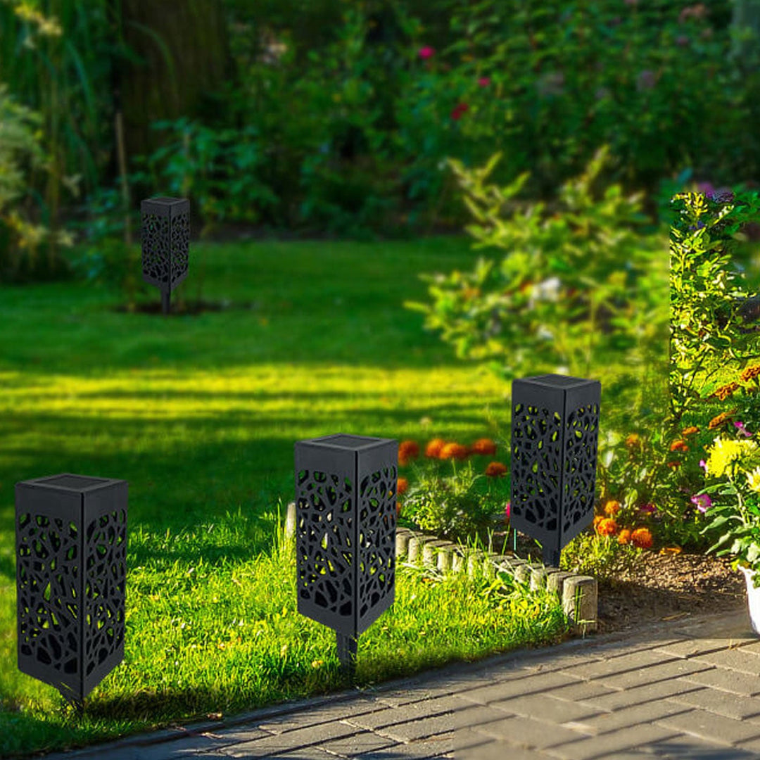 Creative Hollow Square Column LED Outdoor Lawn Ground Insert Landscape Light | Kalsten