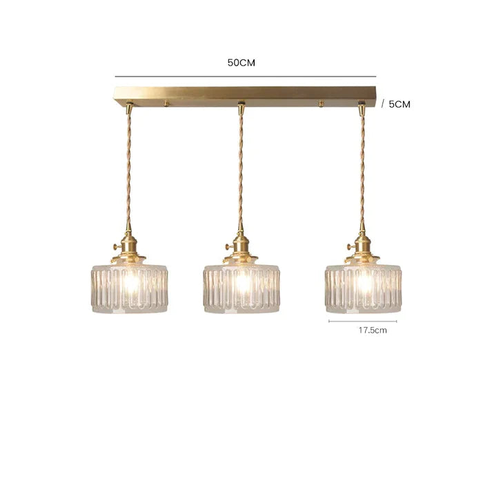 Nordic Retro 1 Light Glass Pendant Light | Kalsten