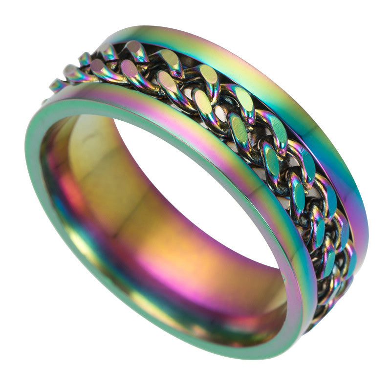 Kalsten | Titanium steel swiveling chain ring