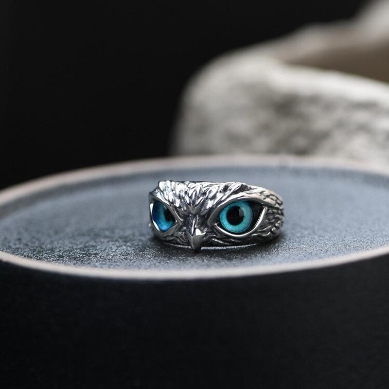 Owl Ring Demon Eye Adjustable | Kalsten