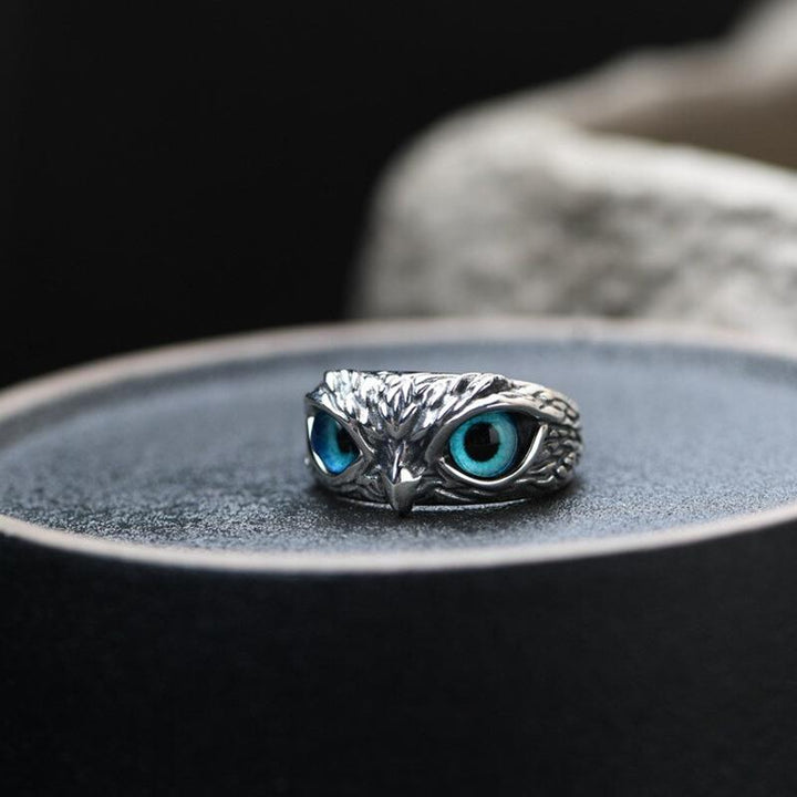 Owl Ring Demon Eye Adjustable | Kalsten