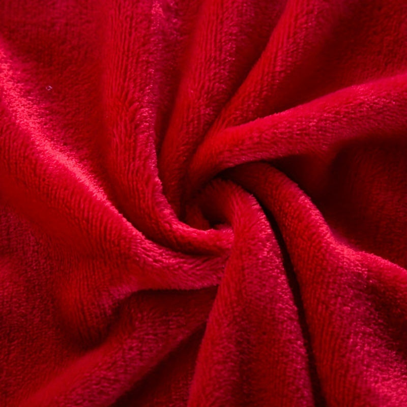 Cozy red flannel blanket – luxury and cozy warmth for comfortable nights | Kalsten