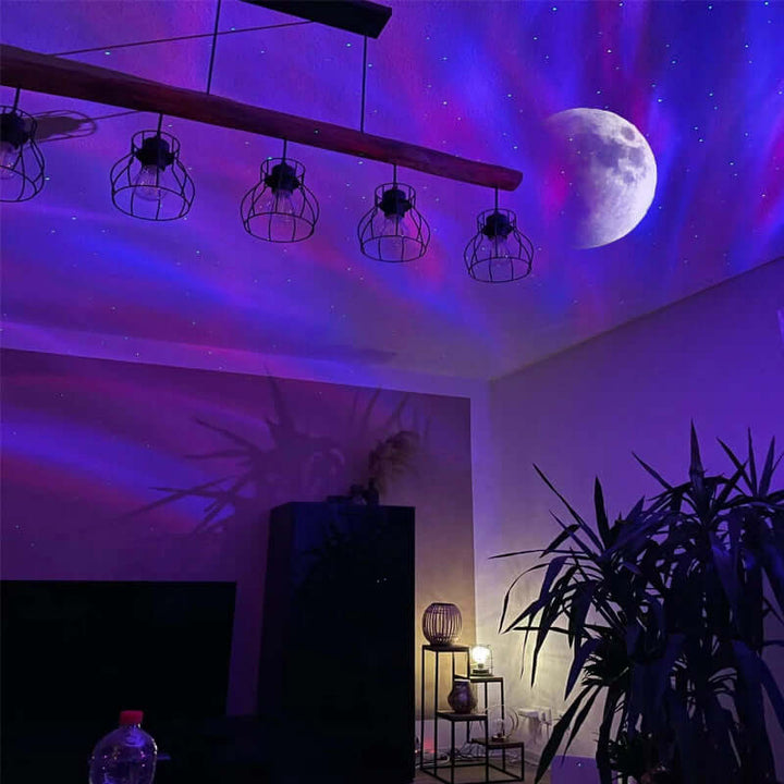 Aurora Borealis Starlight Projectors LED Galaxy Star Atmosphere Galaxy Night Light Home Bedroom Sky Moon Lamp Room Decor Gift | Kalsten
