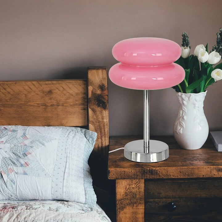 Table Lamp Retro Glass Shade | Kalsten