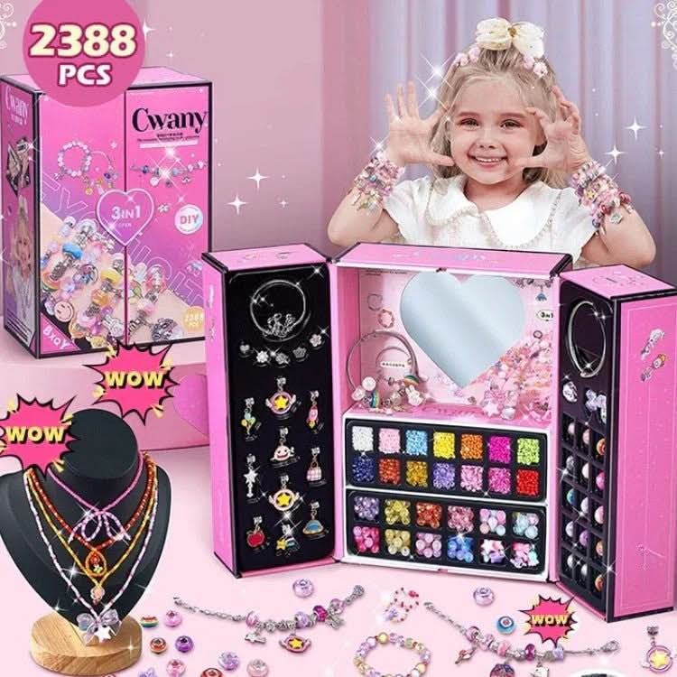 Kalsten | Creative Bracelet Craft Kit for Girls with Sparkling Charms