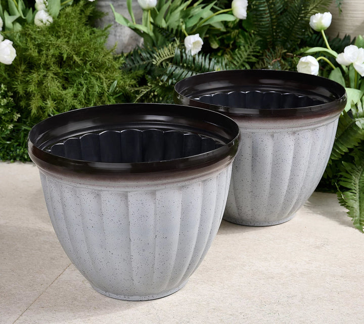 Breathable Plant Pot with Double Drainage