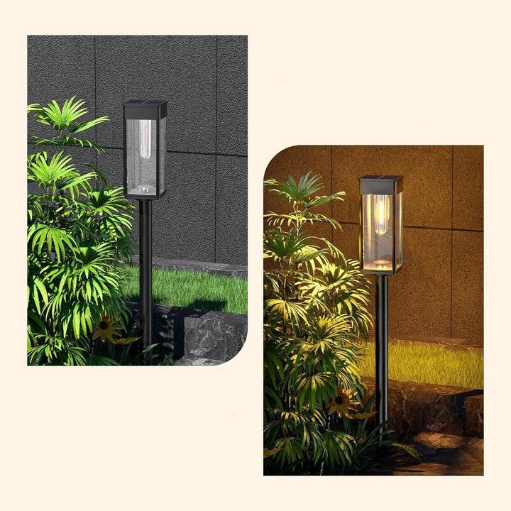 Solar-powered garden light for outdoor use - Modern LED pathway light for lighting pathways, terraces, and gardens | Kalsten