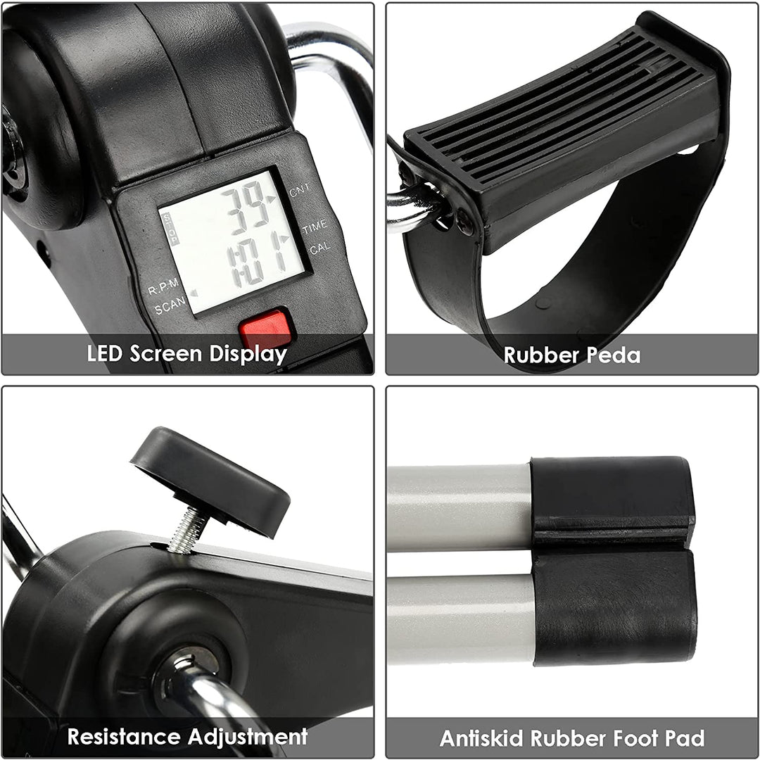 Mini-Home Trainer Fitness Bike Leg Trainer with LCD Display | Kalsten
