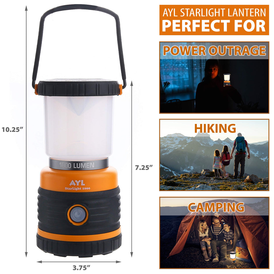 Rechargeable Camping Lamp with Power Bank
