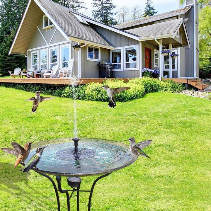 Kalsten | Solar Energy Fountain Pump WaterSoft – For Pond, Birdbath or Garden Decoration