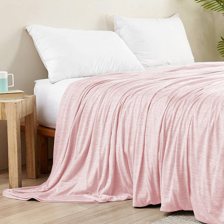 Light Pink Cooling Blanket –  3.0, Q-Max>0.5, Multi-Size Options | Kalsten