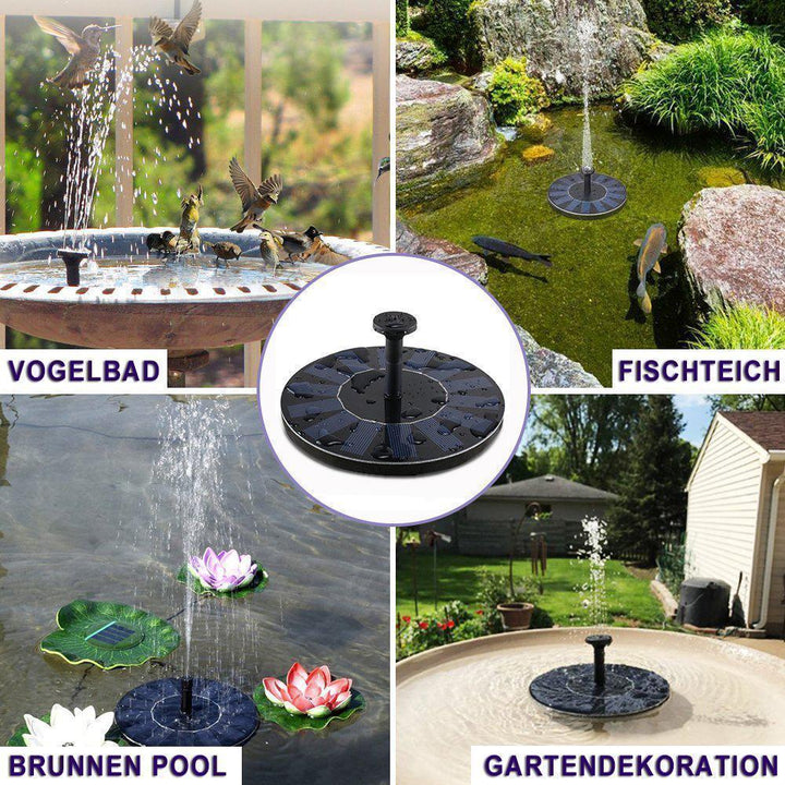 Kalsten | Solar Energy Fountain Pump WaterSoft – For Pond, Birdbath or Garden Decoration