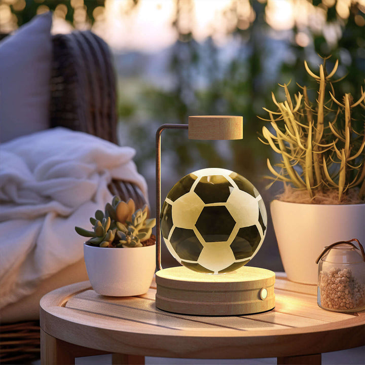 Crystal Ball Cosmic Dinosaur Indoor Night Light USB Power Warm Bedside Light Birthday Gift Night Lamp | Kalsten