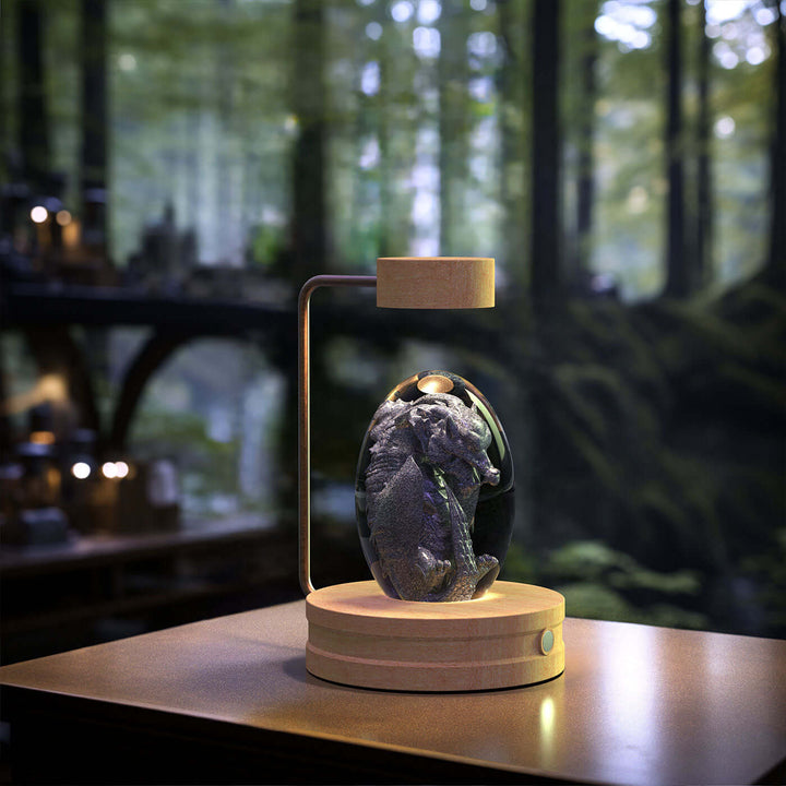 Crystal Ball Cosmic Dinosaur Indoor Night Light USB Power Warm Bedside Light Birthday Gift Night Lamp | Kalsten