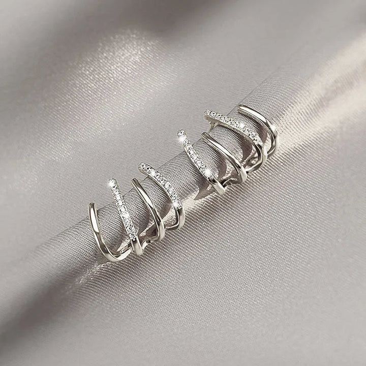 Kalsten | Women’s Twist Earrings | Lightweight Statement Jewelry | Hypoallergenic Finish